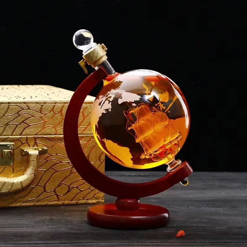 Wine Whiskey Beer - Creative Global Decanter, Whiskey Dispenser, Vodka