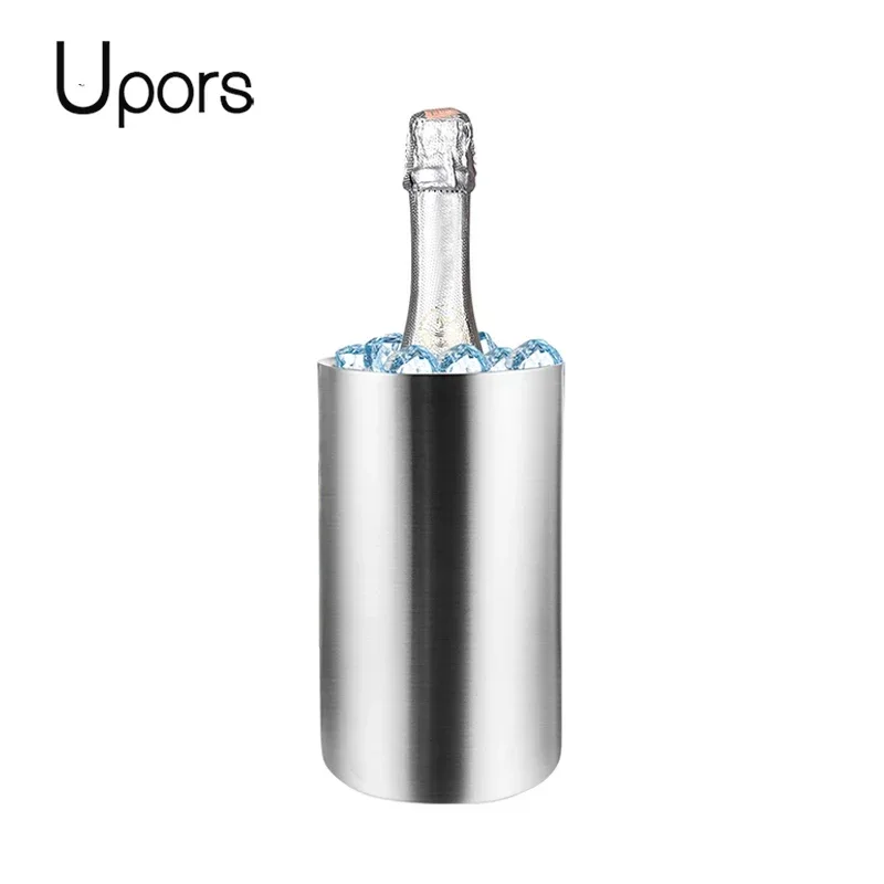 Wine Beer Champagne - UPORS Stainless Steel Wine Cooler Bucket