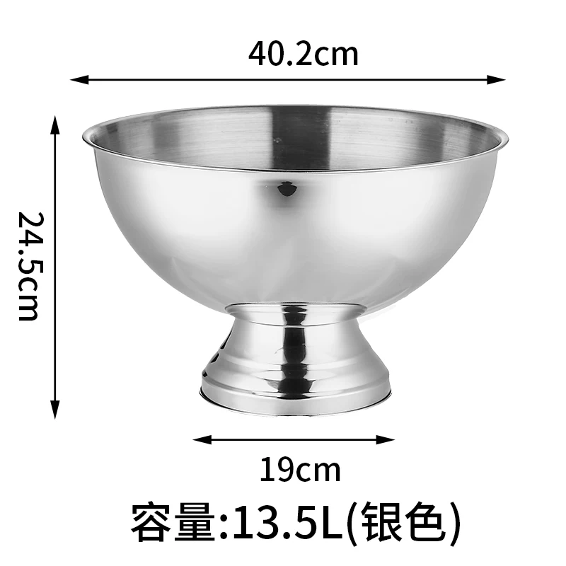 Large Stainless Steel Ice Buck - Wine Beer Champagne 评论和价格