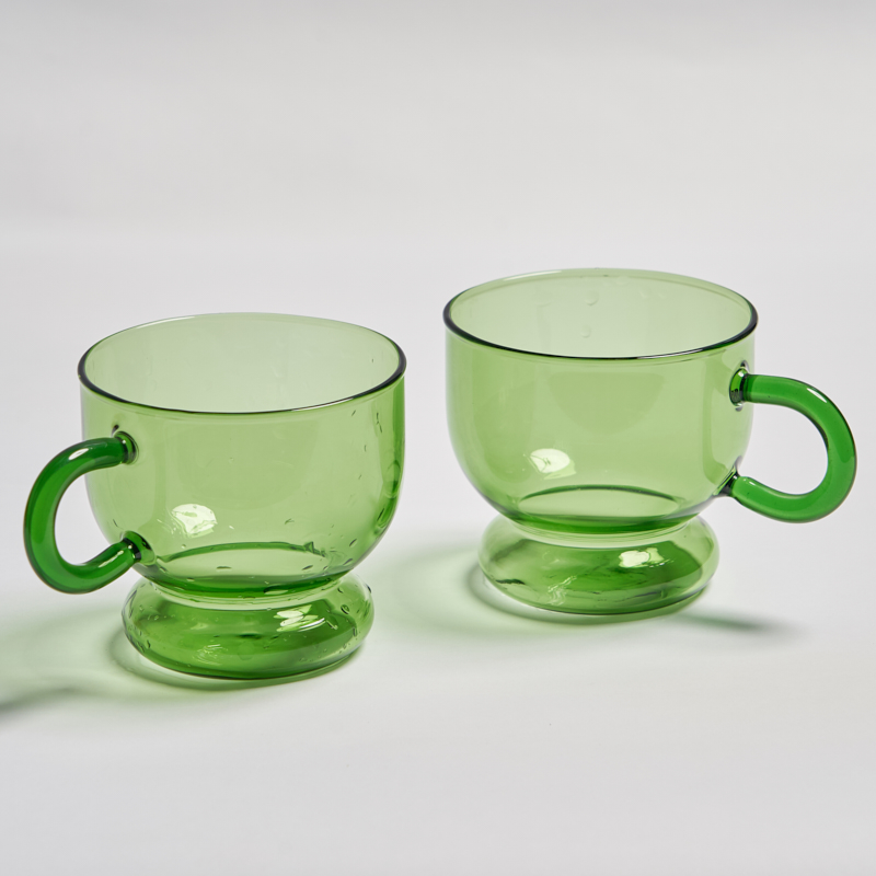 2PC Nordic glass coffee cup mi - Wine Beer House 评论和价格