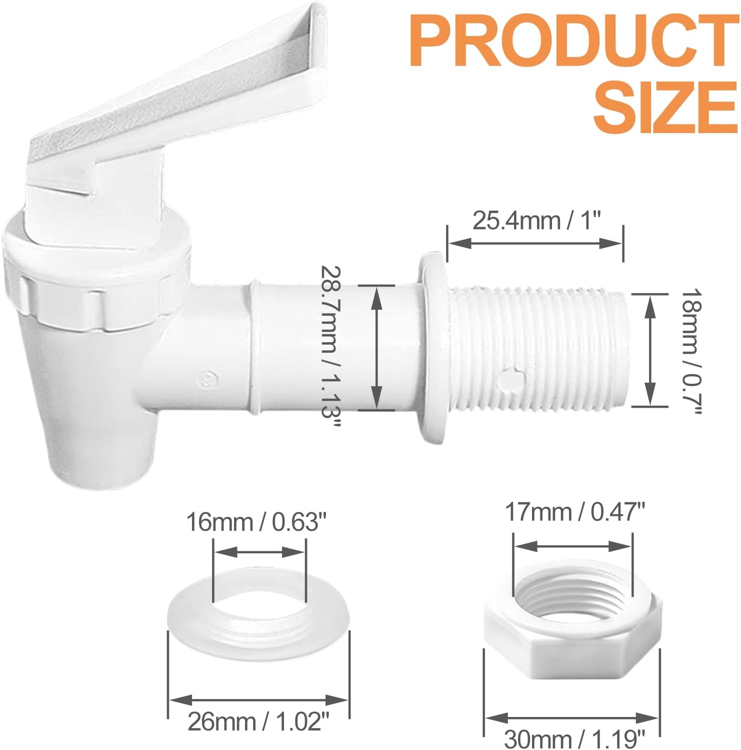 White Plastic Spigot Bucket Bo - Beer Wine Hobby 评论和价格