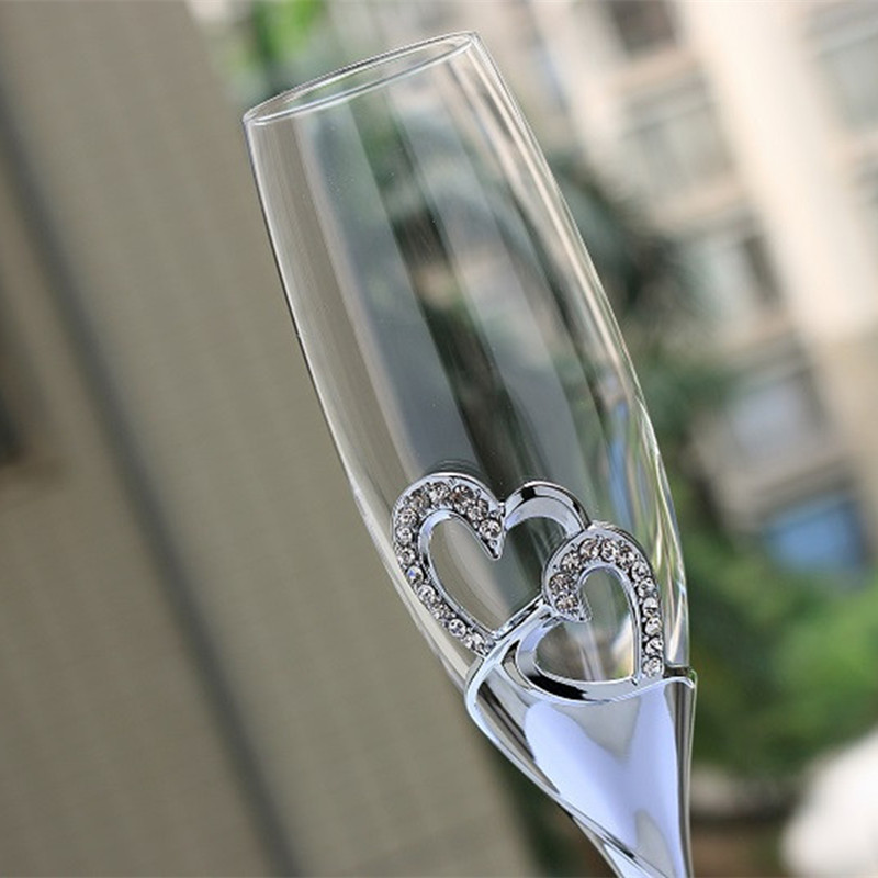 200ml Red Wine Glasses Crystal - Champagne Flute Pair 评论和价格