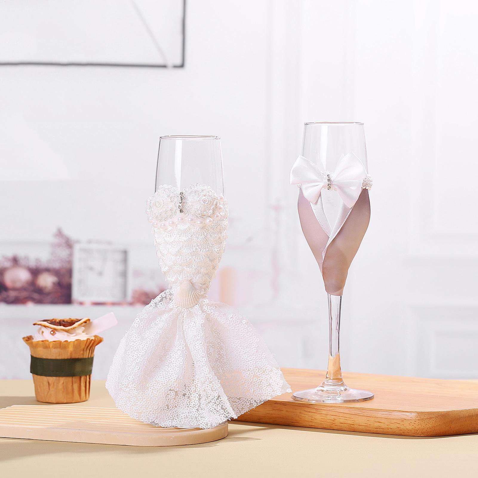Bride And Groom Champagne Glas - Champagne Flute Pair 评论和价格