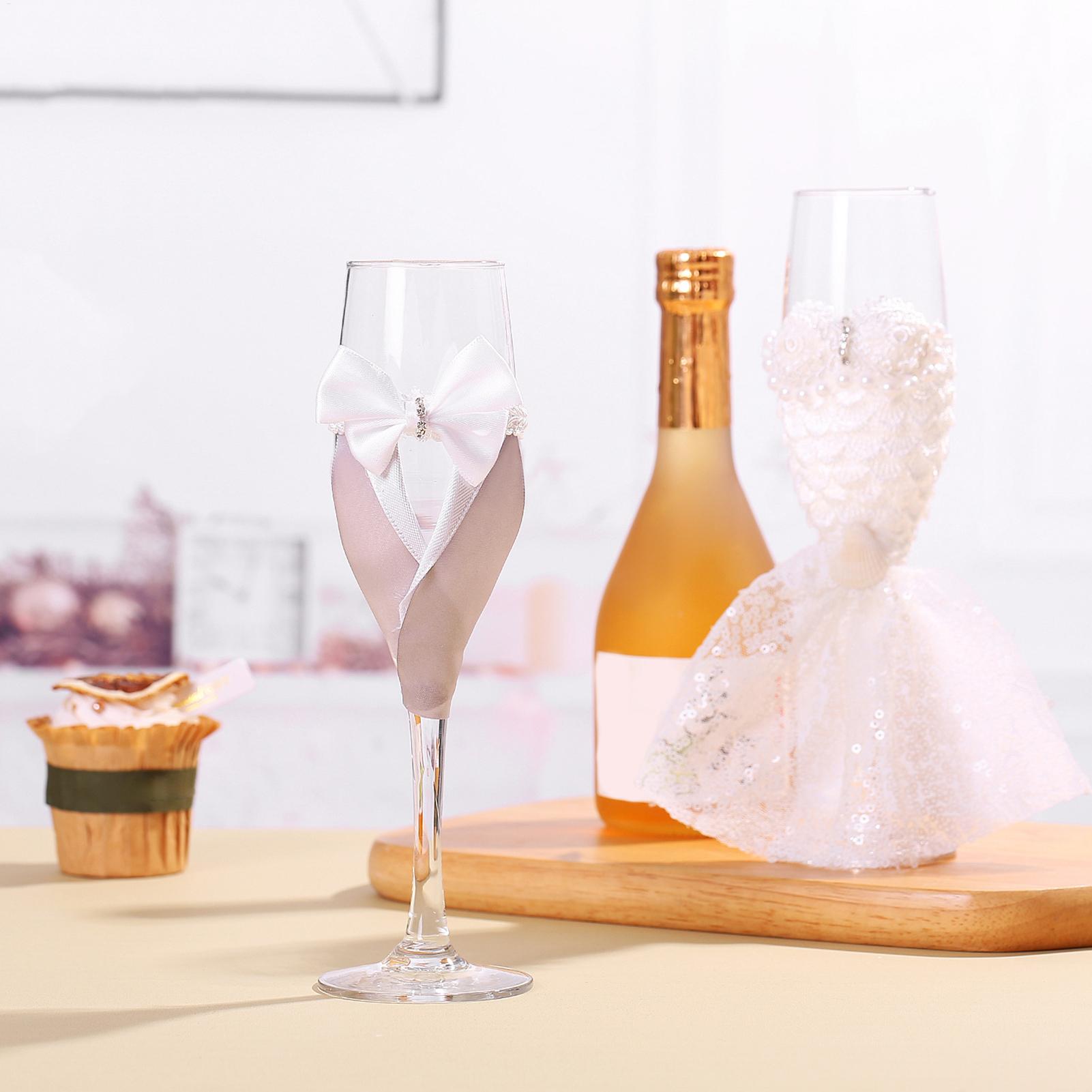 Bride And Groom Champagne Glas - Champagne Flute Pair 评论和价格
