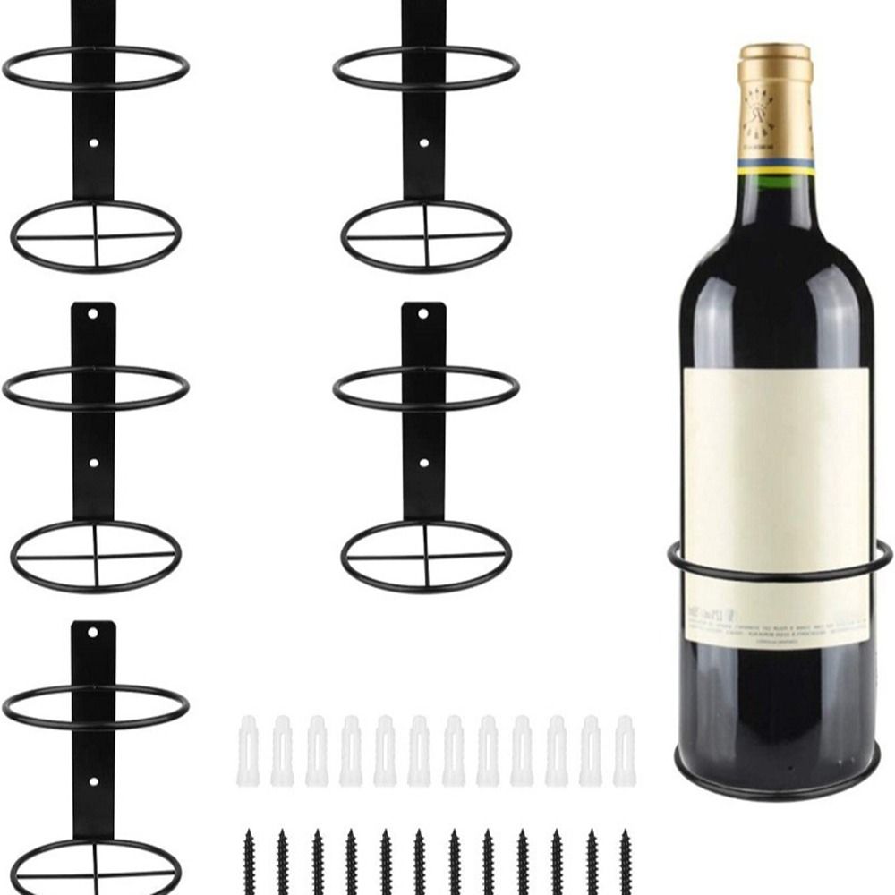 Iron Wall Mounted Wine Bottle  - Wine Rack Wall Mount 评论和价格
