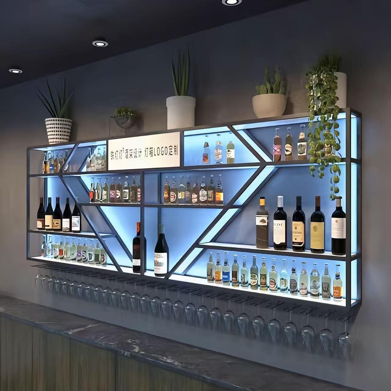 Wall hanging wine rack Wall lu - Wine Beer Restaurant 评论和价格