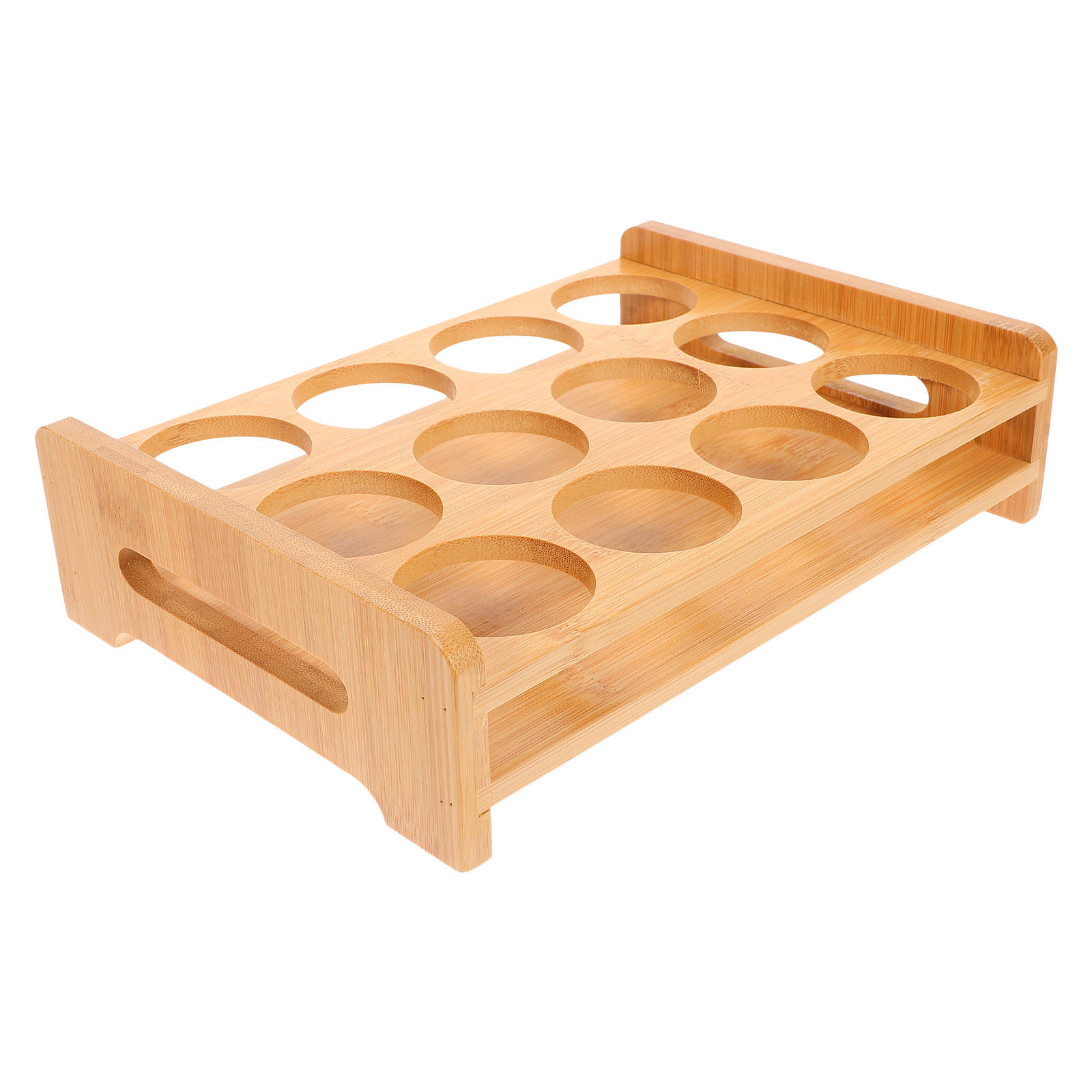 Bamboo Shot Glasses Holder Dis - Wine Whiskey Beer 评论和价格