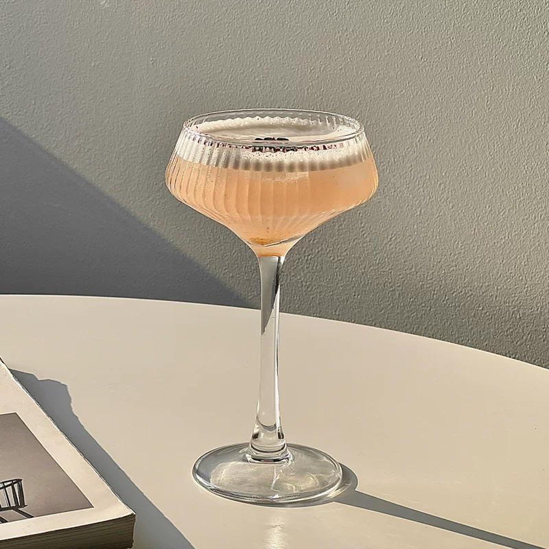200ml Transparent Stripe Glass - Champagne Flute Pair 评论和价格