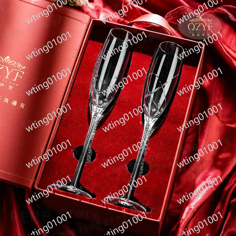 for QZYF Qiuzhi Yifan Hand Car - Champagne Flute Pair 评论和价格