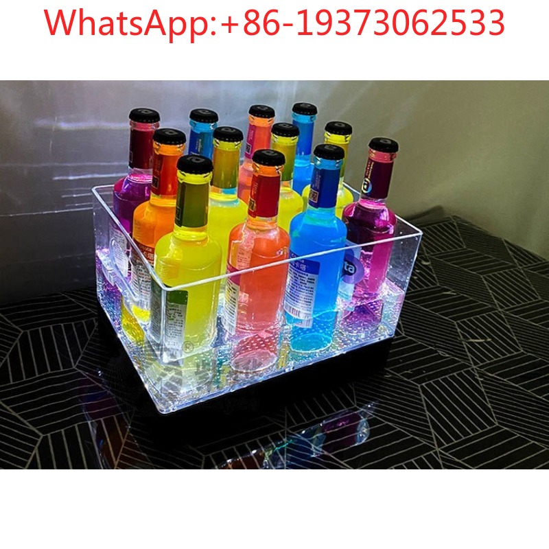 Square Luminous Ice Bucket Bar - Wine Beer Champagne 评论和价格