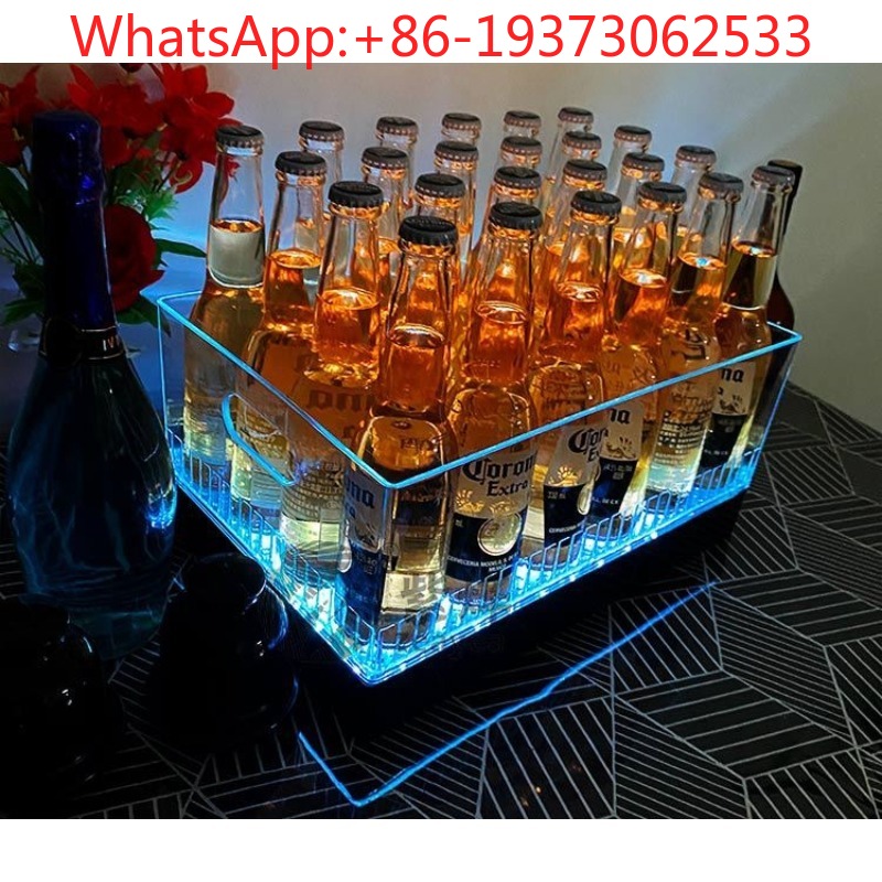 Square Luminous Ice Bucket Bar - Wine Beer Champagne 评论和价格