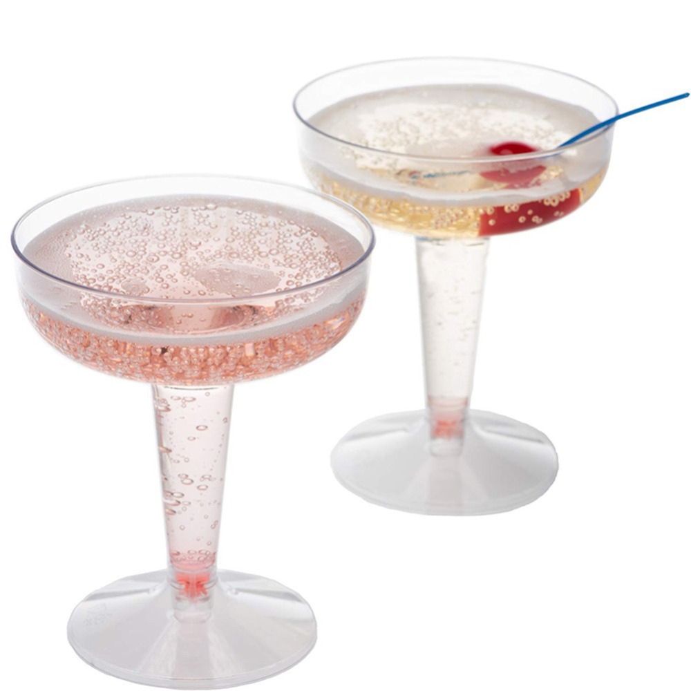 10pcs Clear Plastic Champagne  - Champagne Flute Pair 评论和价格