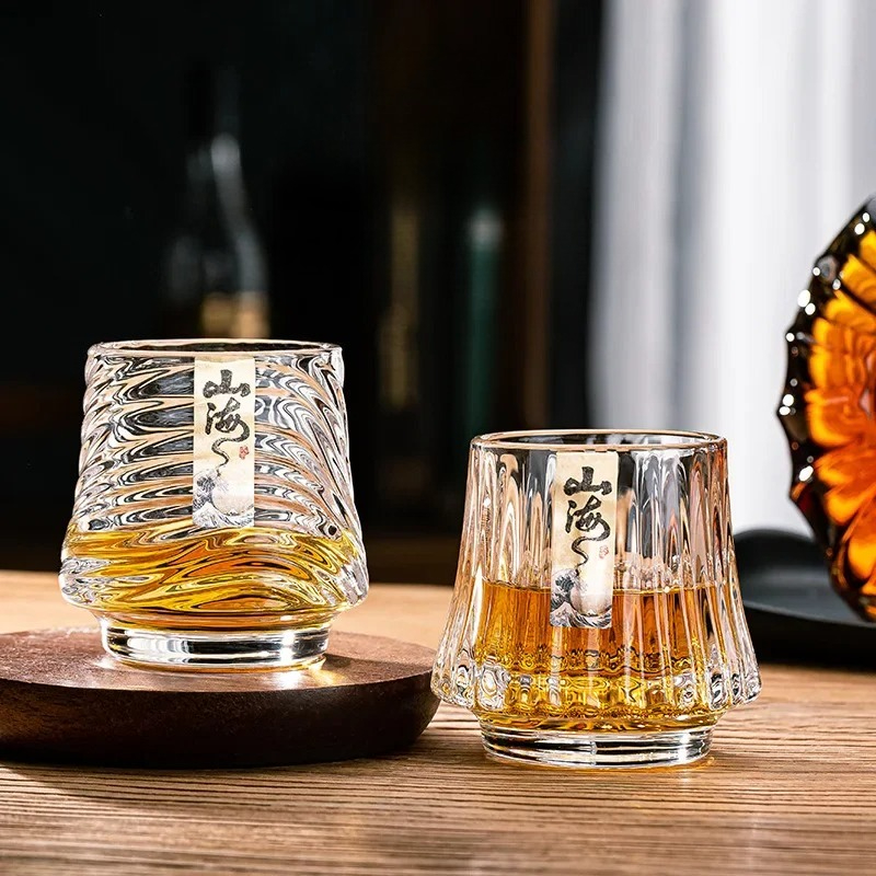 Glass Whiskey Cup Set Shanhai  - Wine Whiskey Beer 评论和价格