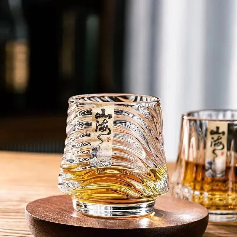 Glass Whiskey Cup Set Shanhai  - Wine Whiskey Beer 评论和价格