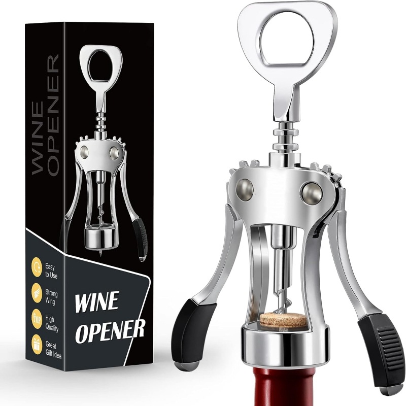 Manual 2-in-1 wine opener, pra - Wine Beer Champagne 评论和价格