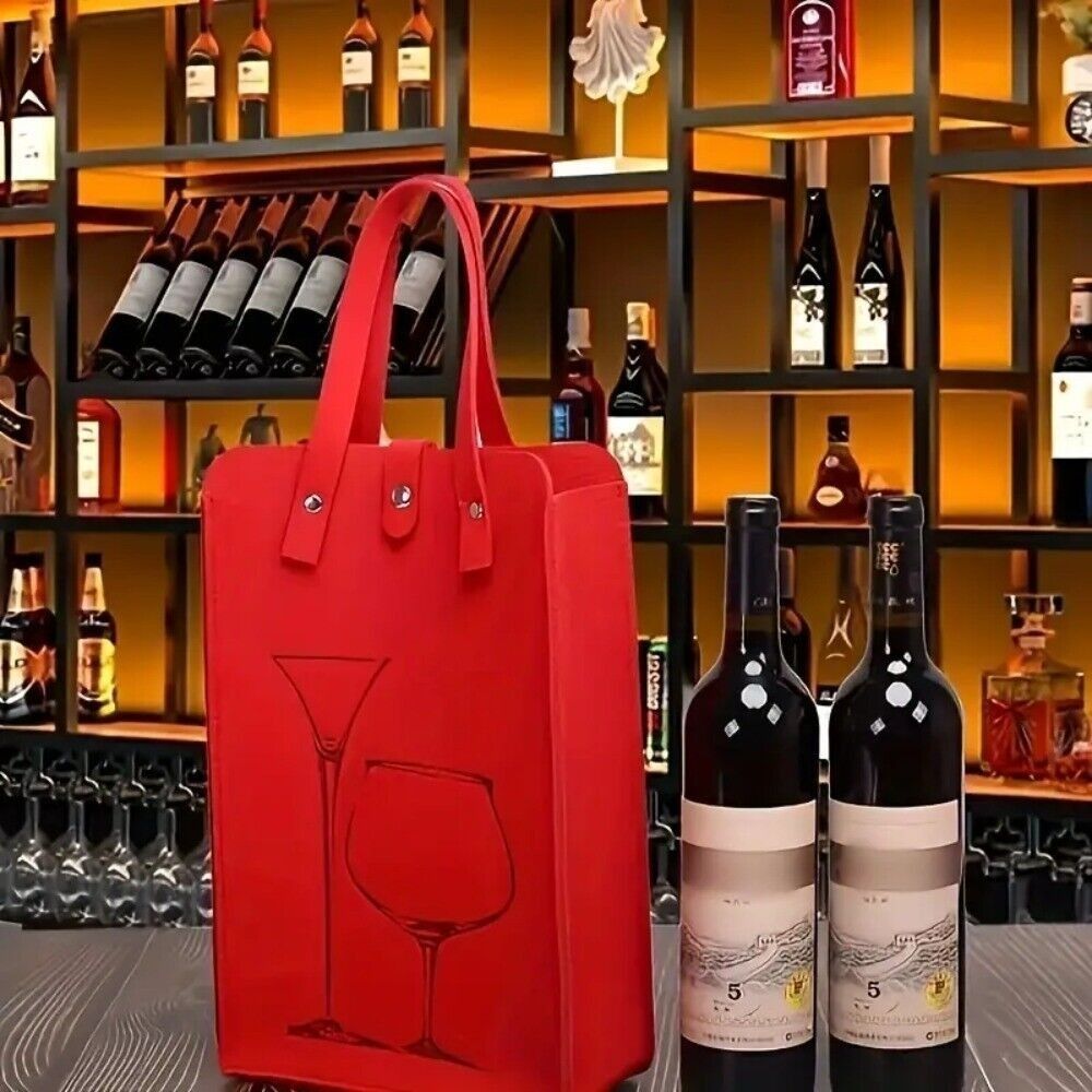High Quality Felt Red Wine Bag - Wine & Beer Shop 评论和价格
