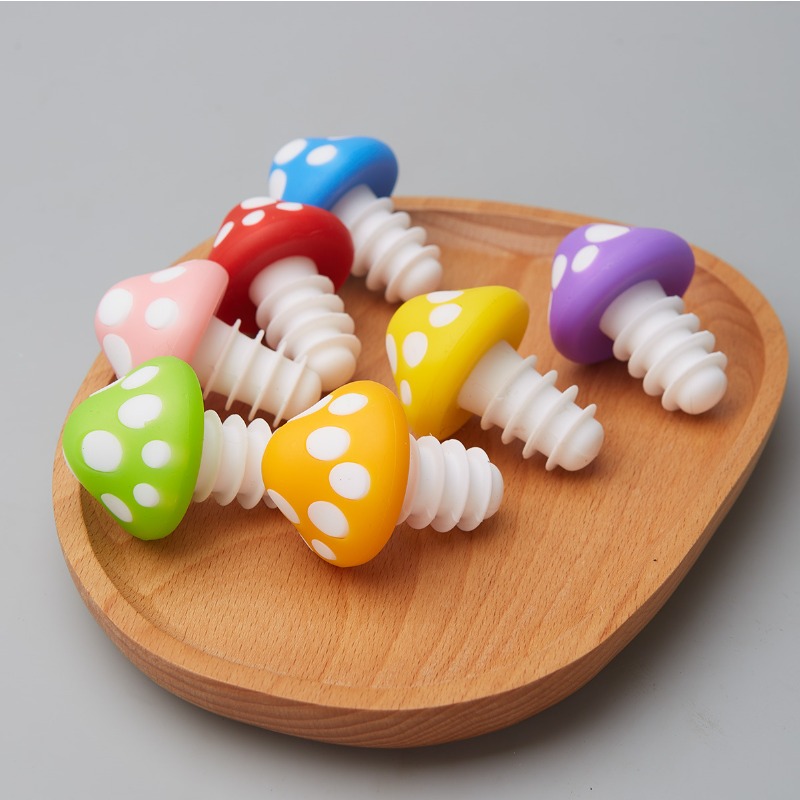 Hot Silicone Mushroom Wine Sto - Wine Beer Champagne 评论和价格