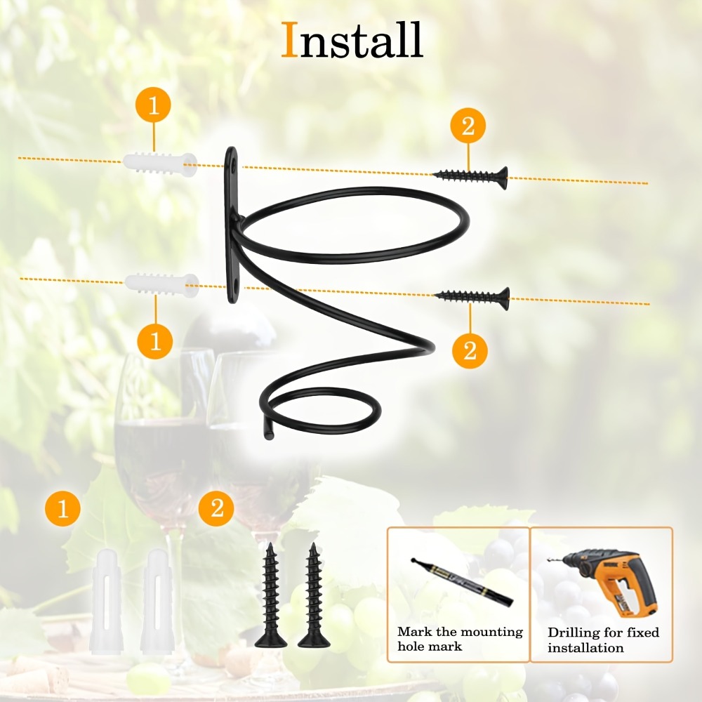 1PC Minimalist single-bottle w - Wine Rack Wall Mount 评论和价格