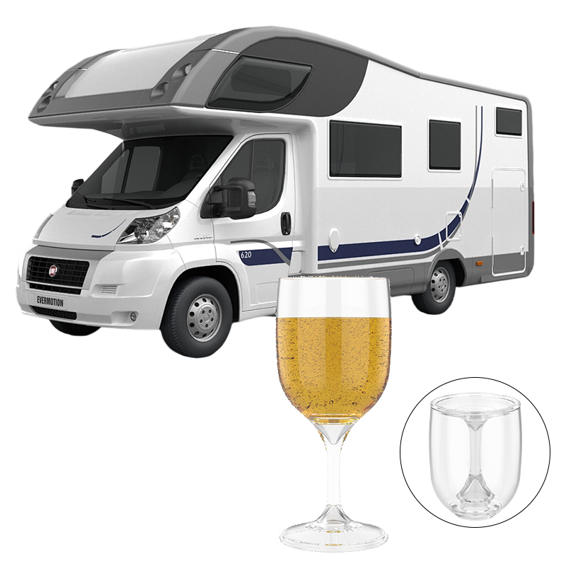 Folding Wine Glass Transparent - Wine & Beer Shop 评论和价格