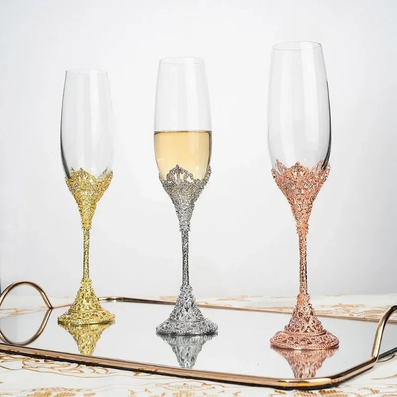 New Relief Flute Champagne Gla - Champagne Flute Pair 评论和价格