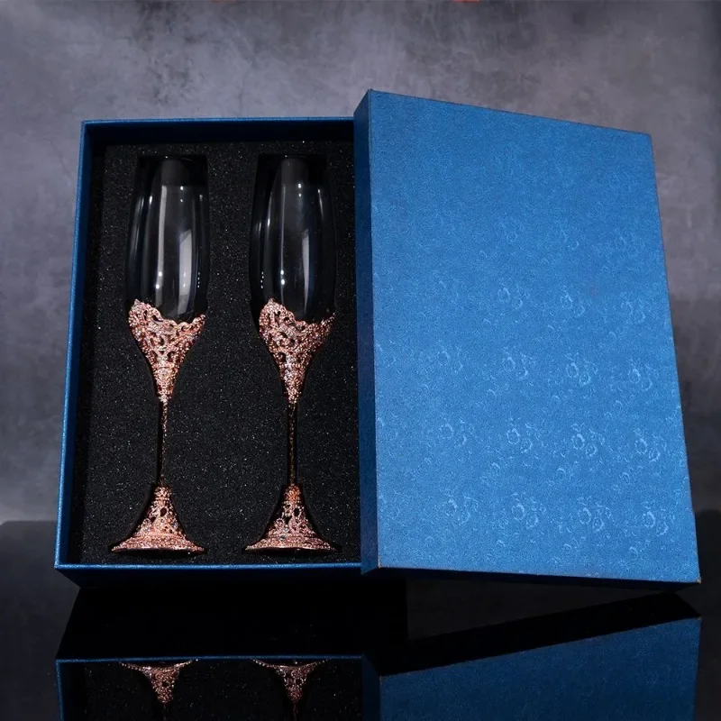 New Relief Flute Champagne Gla - Champagne Flute Pair 评论和价格