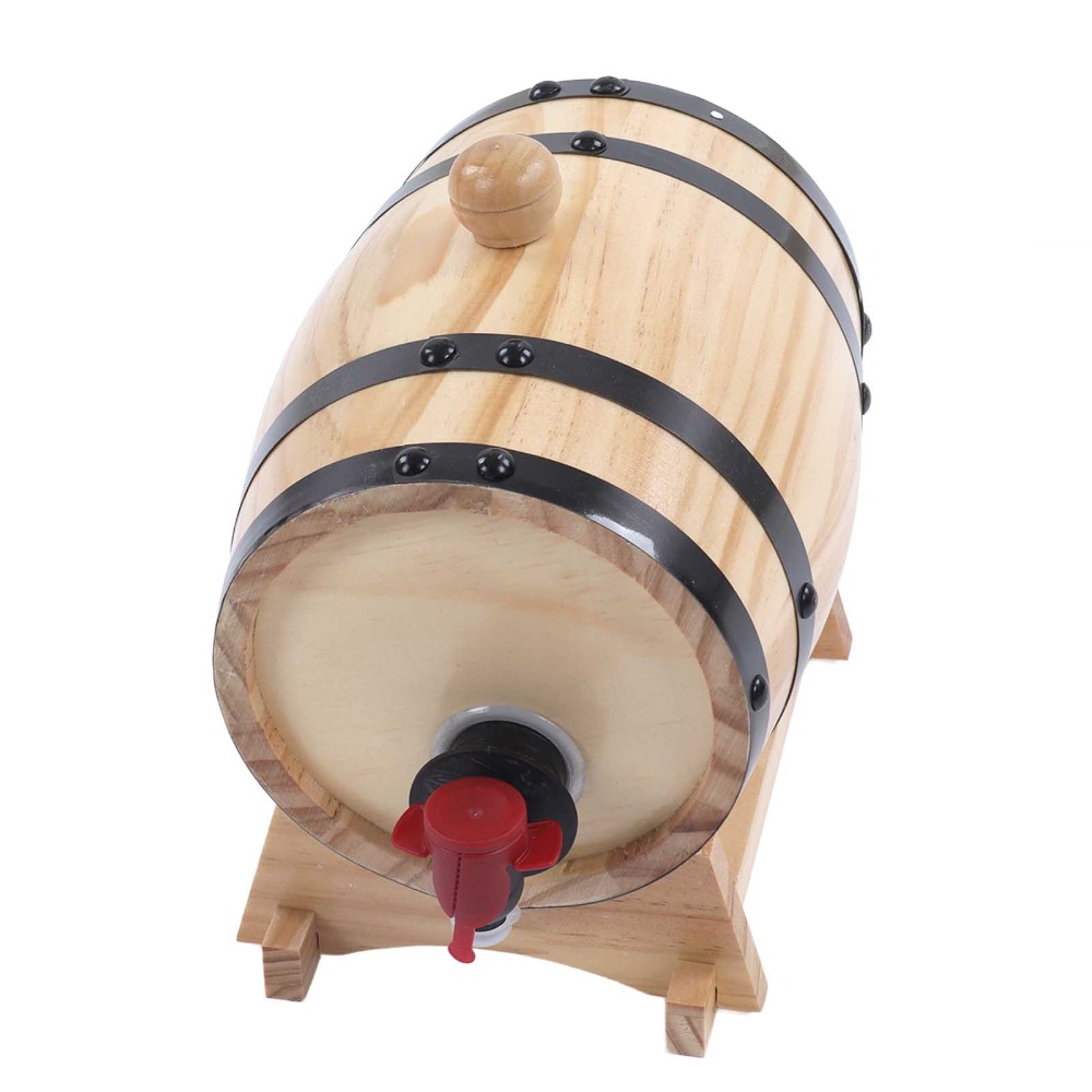 7 piece Vintage Pine Wood Wine - Wine Whiskey Beer 评论和价格
