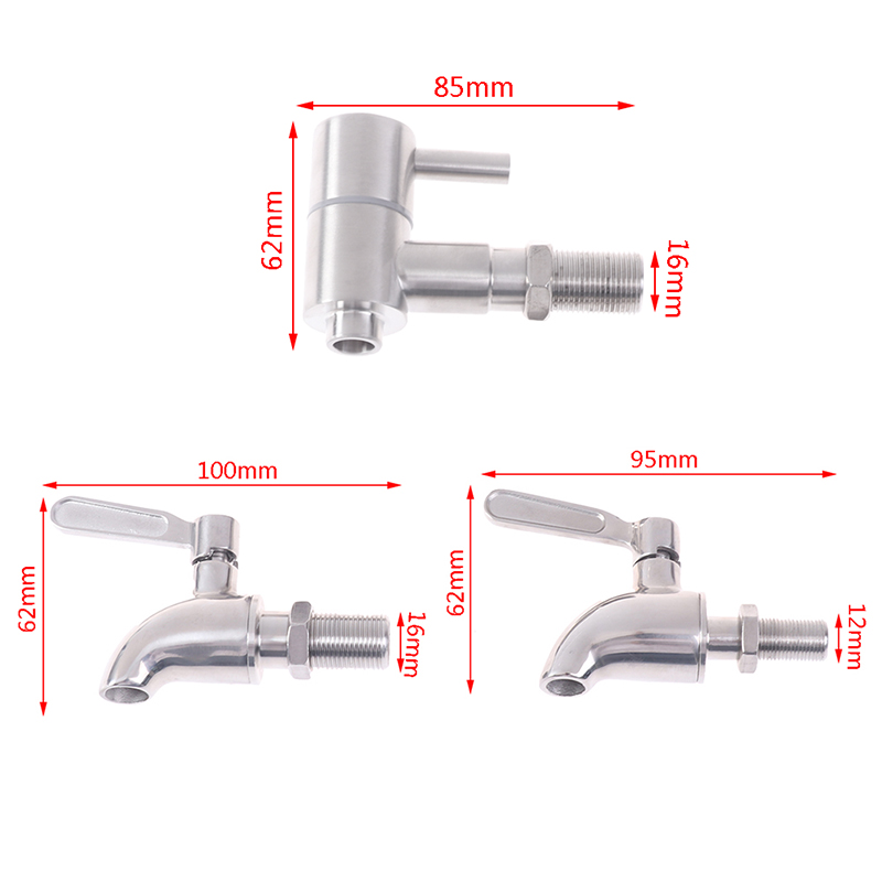 Wine Barrel Water Spigot Tap 3 - Beer Wine Hobby 评论和价格
