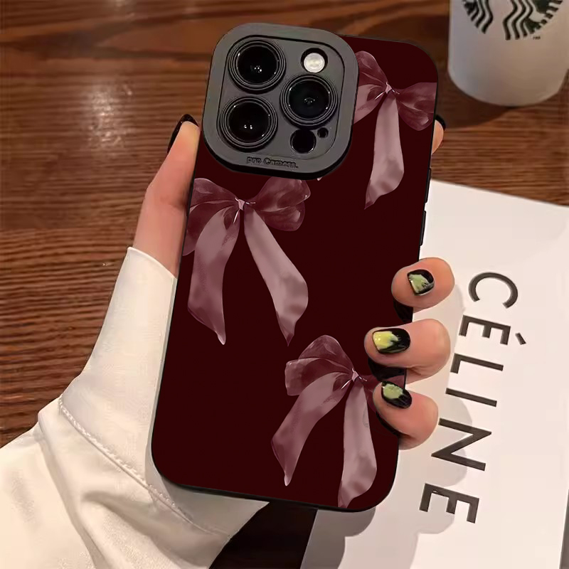 Wine Red Bowknot Pattern Soft  - Wine & Beer Shop 评论和价格