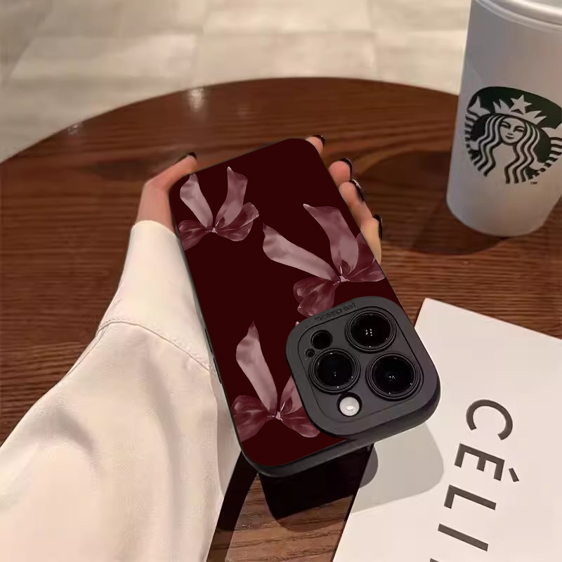 Wine Red Bowknot Pattern Soft  - Wine & Beer Shop 评论和价格