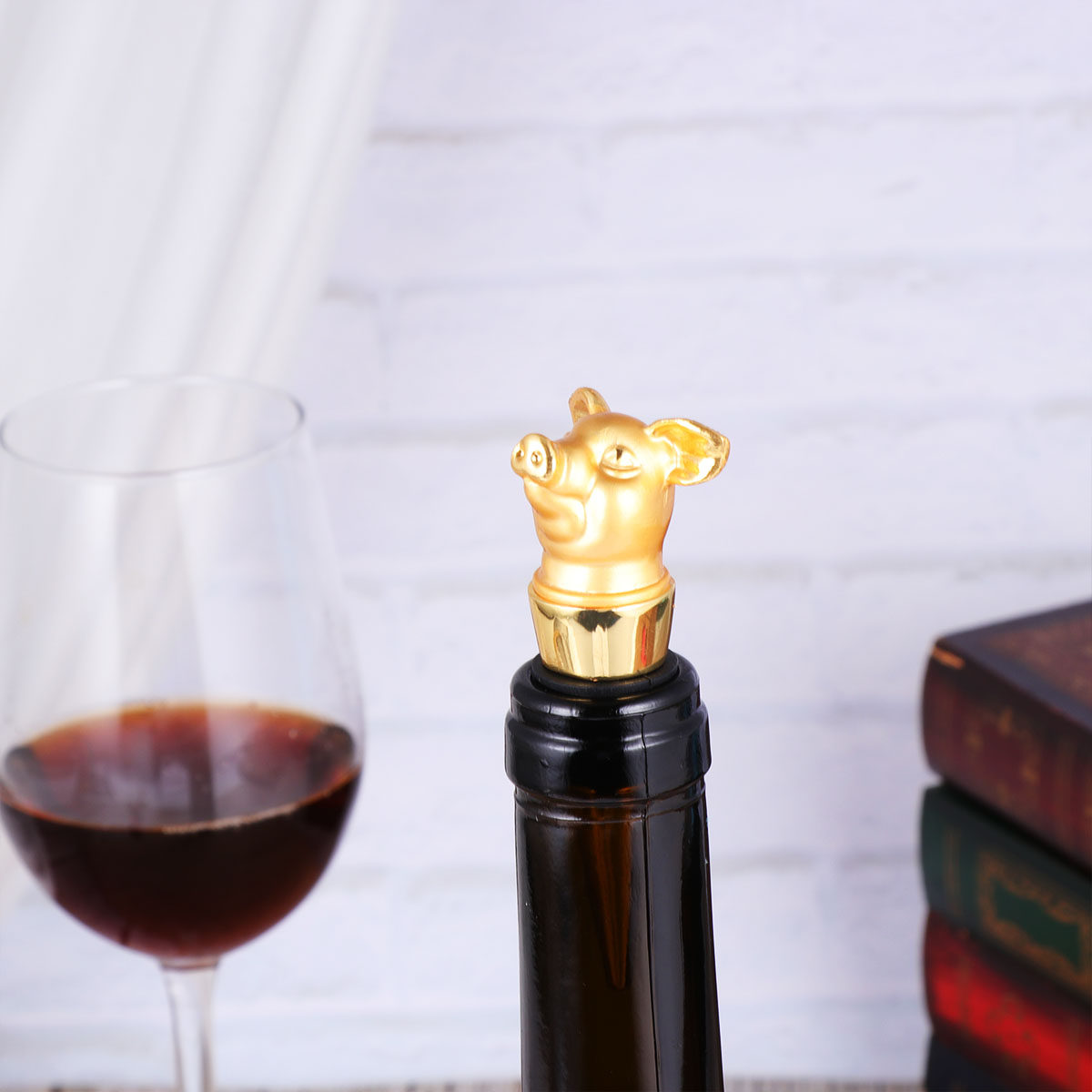 1Pcs Creative Pig Wine Stopper - Wine Beer Restaurant 评论和价格