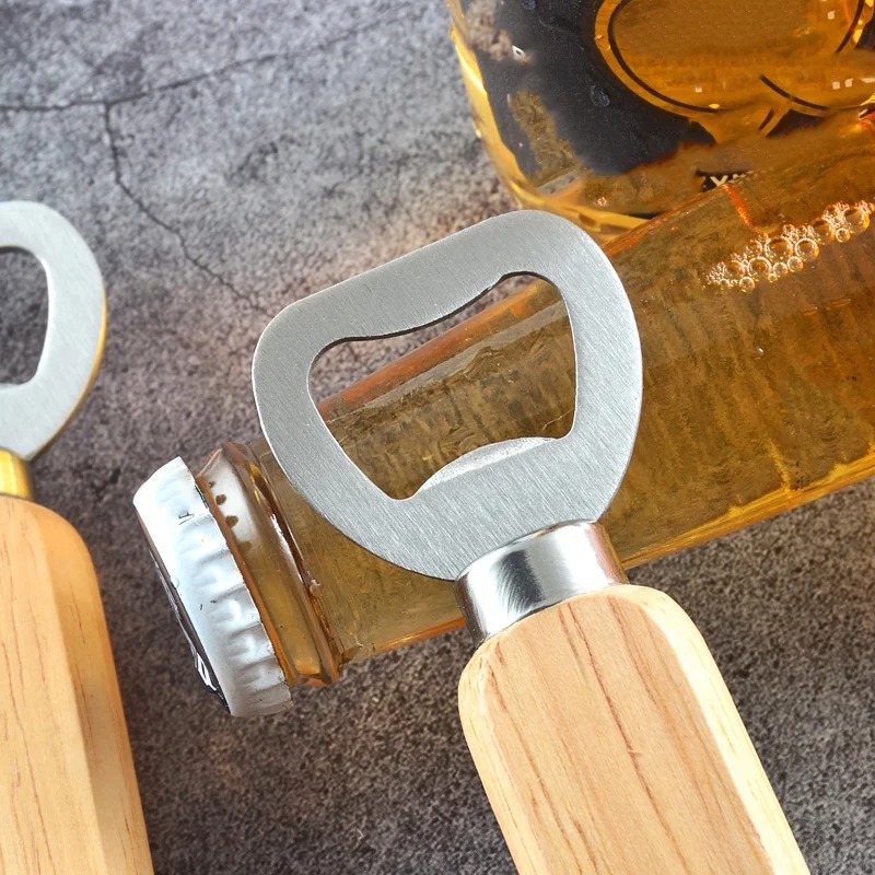 Wood Wine Bottle Opener, Beer  - Wine Beer Restaurant 评论和价格