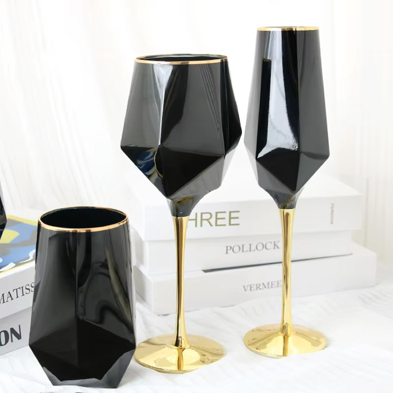 Pure Black Crystal Golden Edge - Wine Whiskey Beer 评论和价格