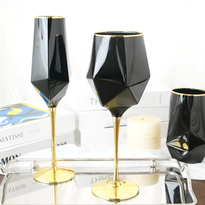 Pure Black Crystal Golden Edge - Wine Whiskey Beer 评论和价格