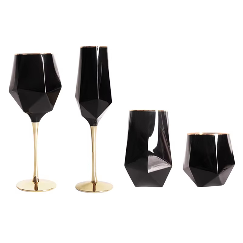 Pure Black Crystal Golden Edge - Wine Whiskey Beer 评论和价格