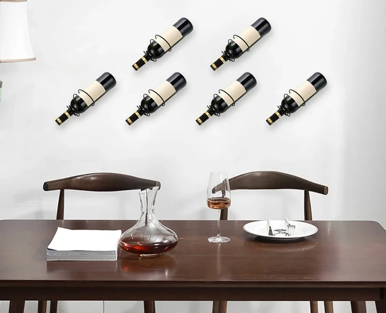 Pack Of 6 Wall Mounted Wine Ra - Wine Rack Wall Mount 评论和价格