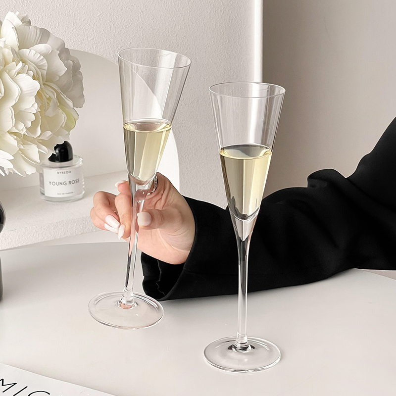 French Romantic Ceremonial Cha - Champagne Flute Pair 评论和价格