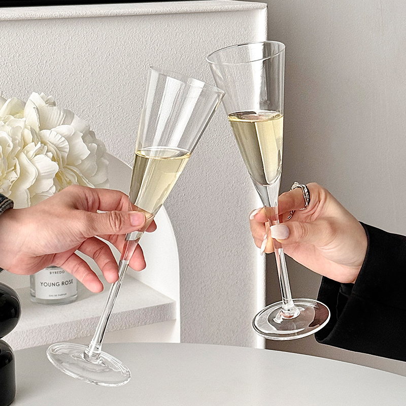 French Romantic Ceremonial Cha - Champagne Flute Pair 评论和价格