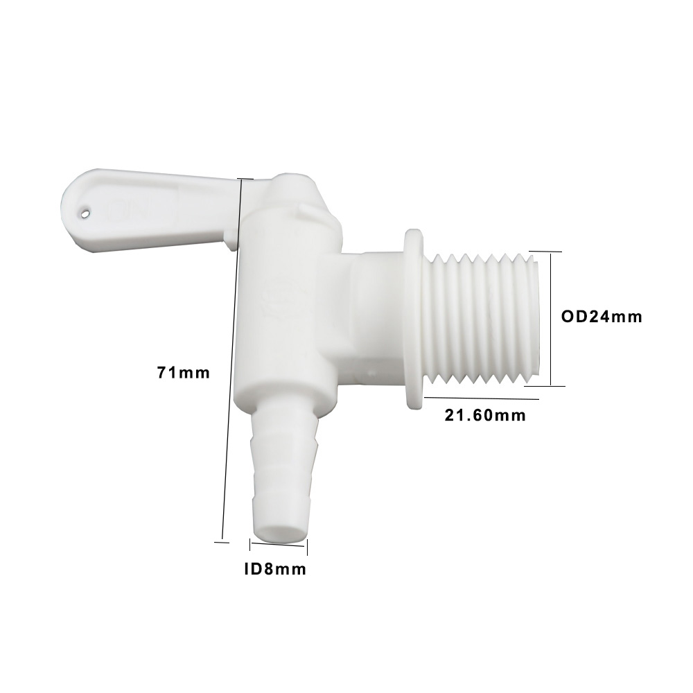 3pcs/lot White Plastic Spigot  - Beer Wine Hobby 评论和价格