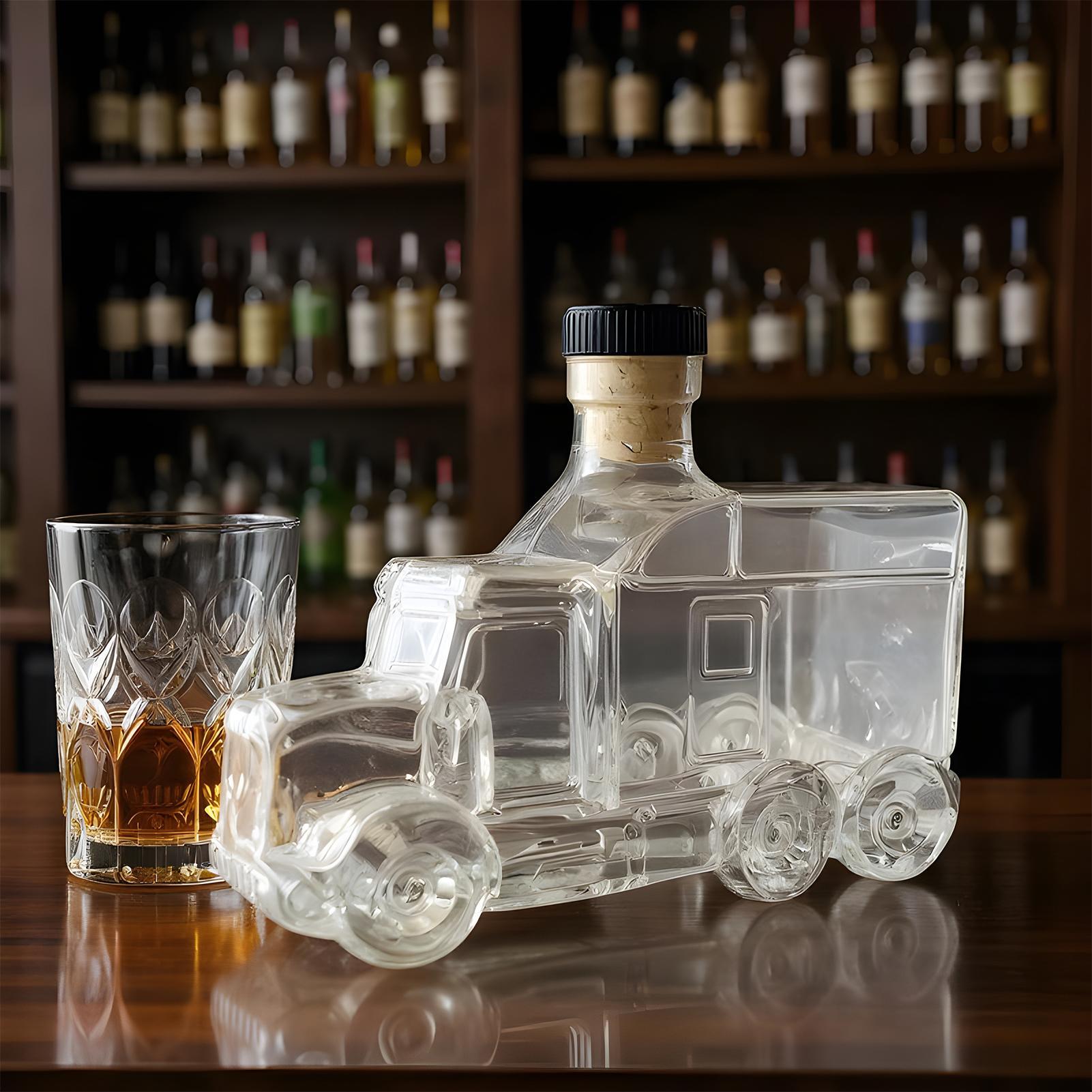375ml Decorative Bottle Decant - Wine Whiskey Beer 评论和价格