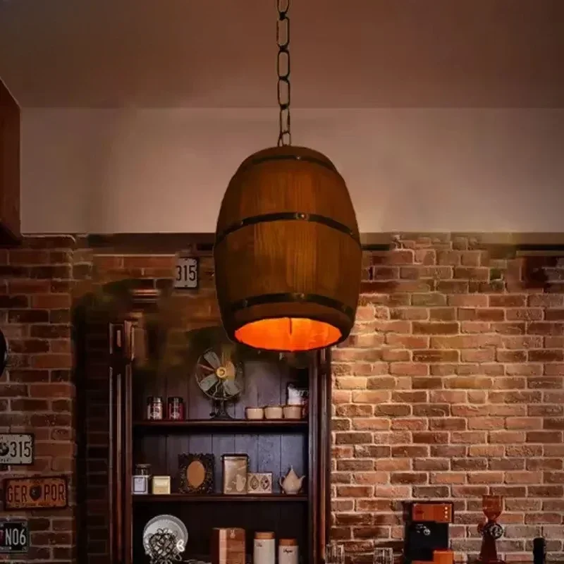 Rustic Lamp Vintage Chandelier - Wine & Beer Shop 评论和价格