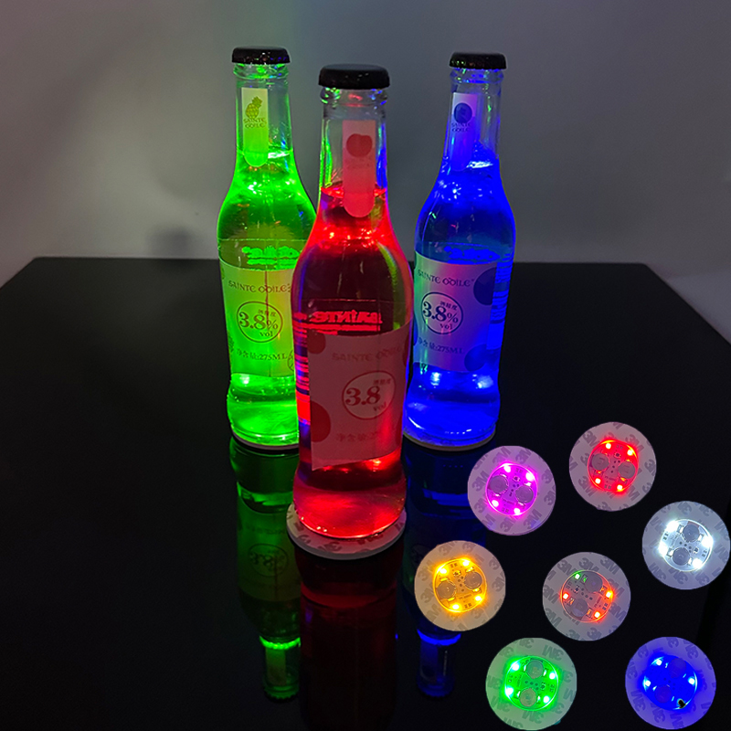 LED Coasters Sticker Night Clu - Wine Beer House 评论和价格