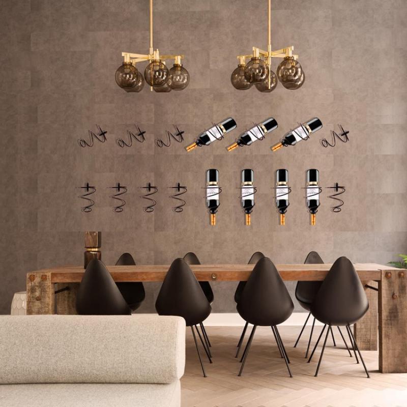 Hanging Spiral Type Red Wine B - Wine Rack Wall Mount 评论和价格