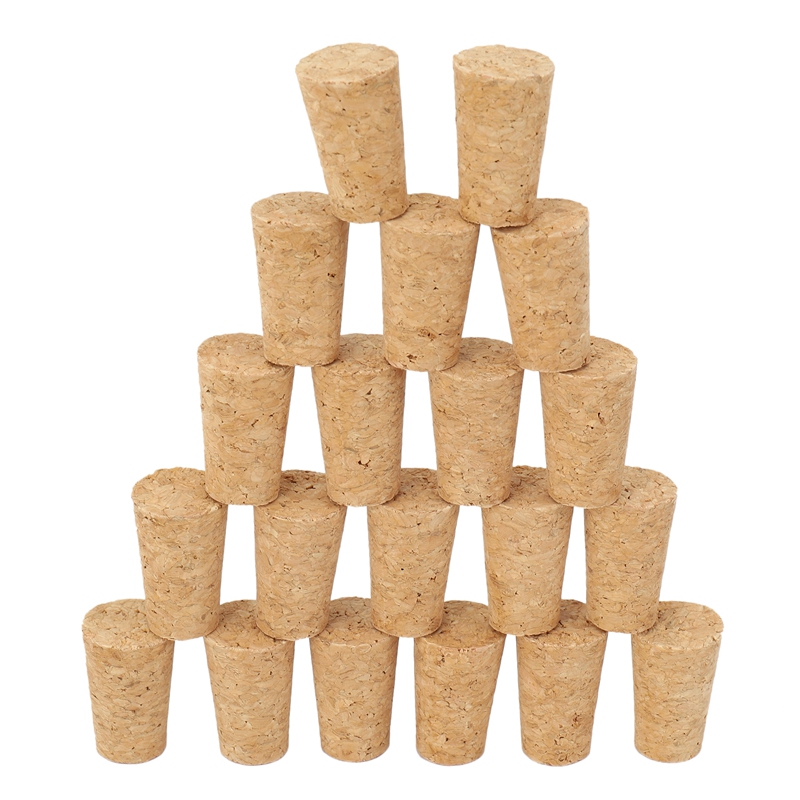 20Pcs/Lot Natural Wood Corks W - Beer Wine Hobby 评论和价格