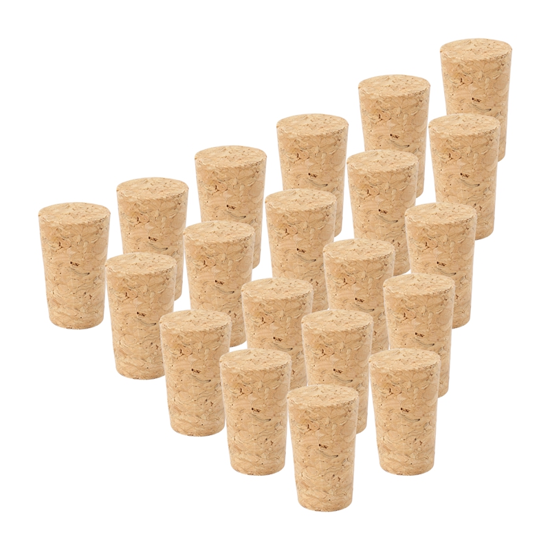 20Pcs/Lot Natural Wood Corks W - Beer Wine Hobby 评论和价格