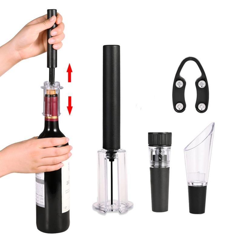 Air Pump Wine Bottle Opener Ai - Beer Wine Hobby 评论和价格