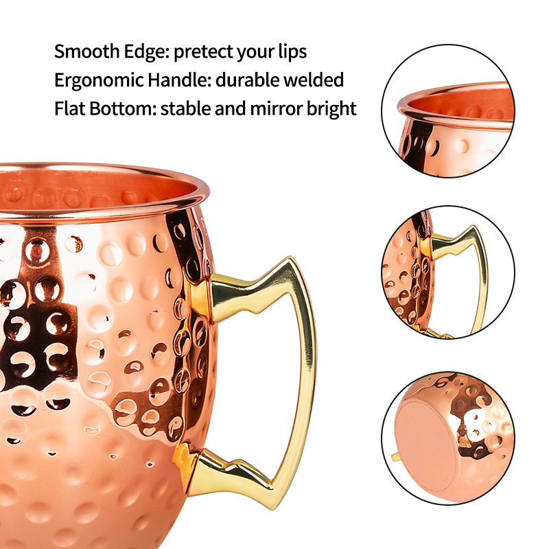 Moscow Mule Stainless Steel Mu - Wine Beer Champagne 评论和价格