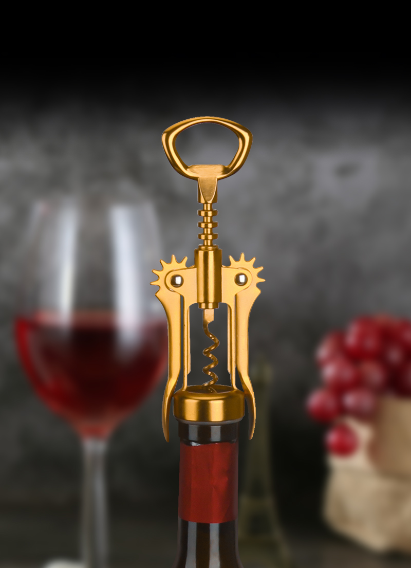 Dark Gold Wine Opener With Win - Beer Wine Hobby 评论和价格