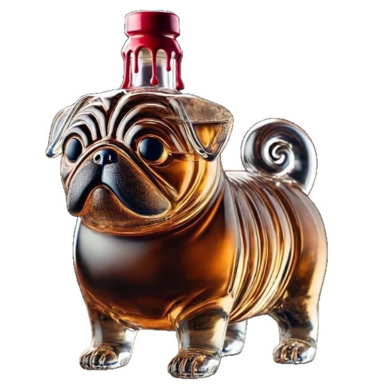 Transparent Whiskey Hanger Pug - Wine Whiskey Beer 评论和价格